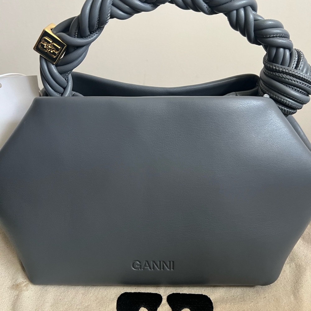 Gianni Dark Grey Small Bou Bag - Picture 2 of 16